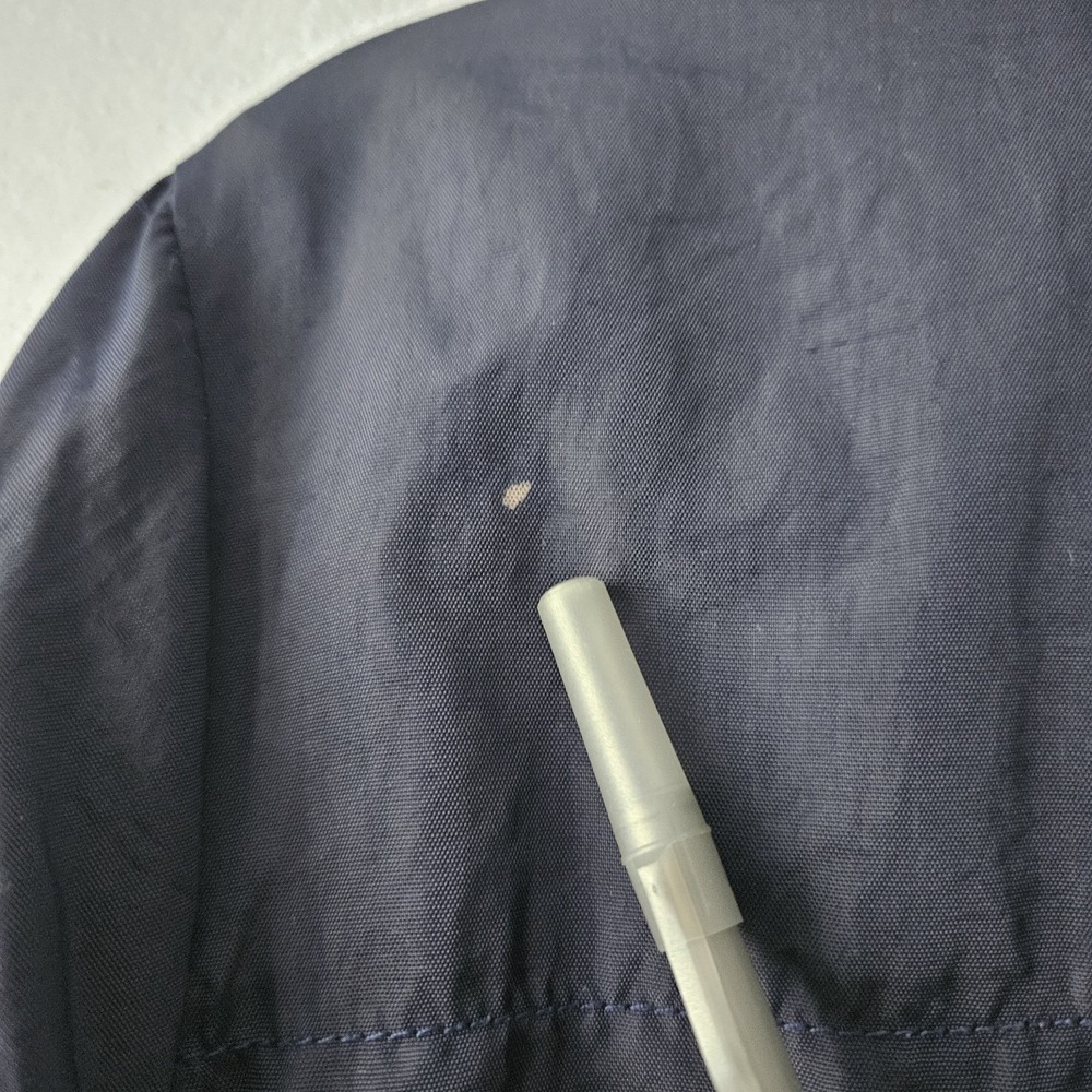 Anorak Jacket Women's sz XS Navy Blue Full Zipper Pockets Rain Layering Outdoor - Picture 4 of 12